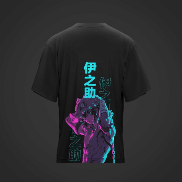 Camiseta INOSUKE Demon Slayer: Kimetsu no Yaiba NEGRA