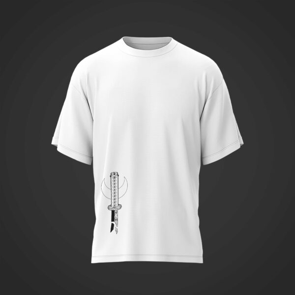 Camiseta KOKUSHIBO Demon Slayer: Kimetsu no Yaiba blanca - Image 2