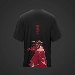 Camiseta YORIICHI Demon Slayer: Kimetsu no Yaiba NEGRA