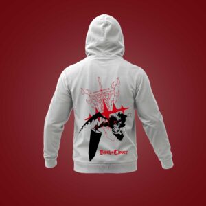 Hoodie de ASTA RN Black Clover BLANCO