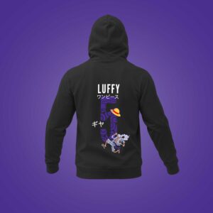 Hoodie de LUFFY GEAR 5 One Piece Negro
