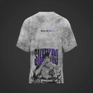 Camiseta YAMI Black Clover ACID WASH oversize