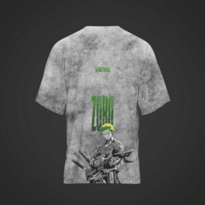 Camiseta ZORO One Piece ACID WASH oversize