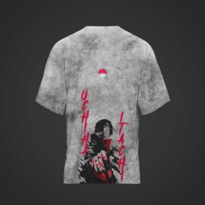 Camiseta ITACHI - Naruto ACID WASH oversize