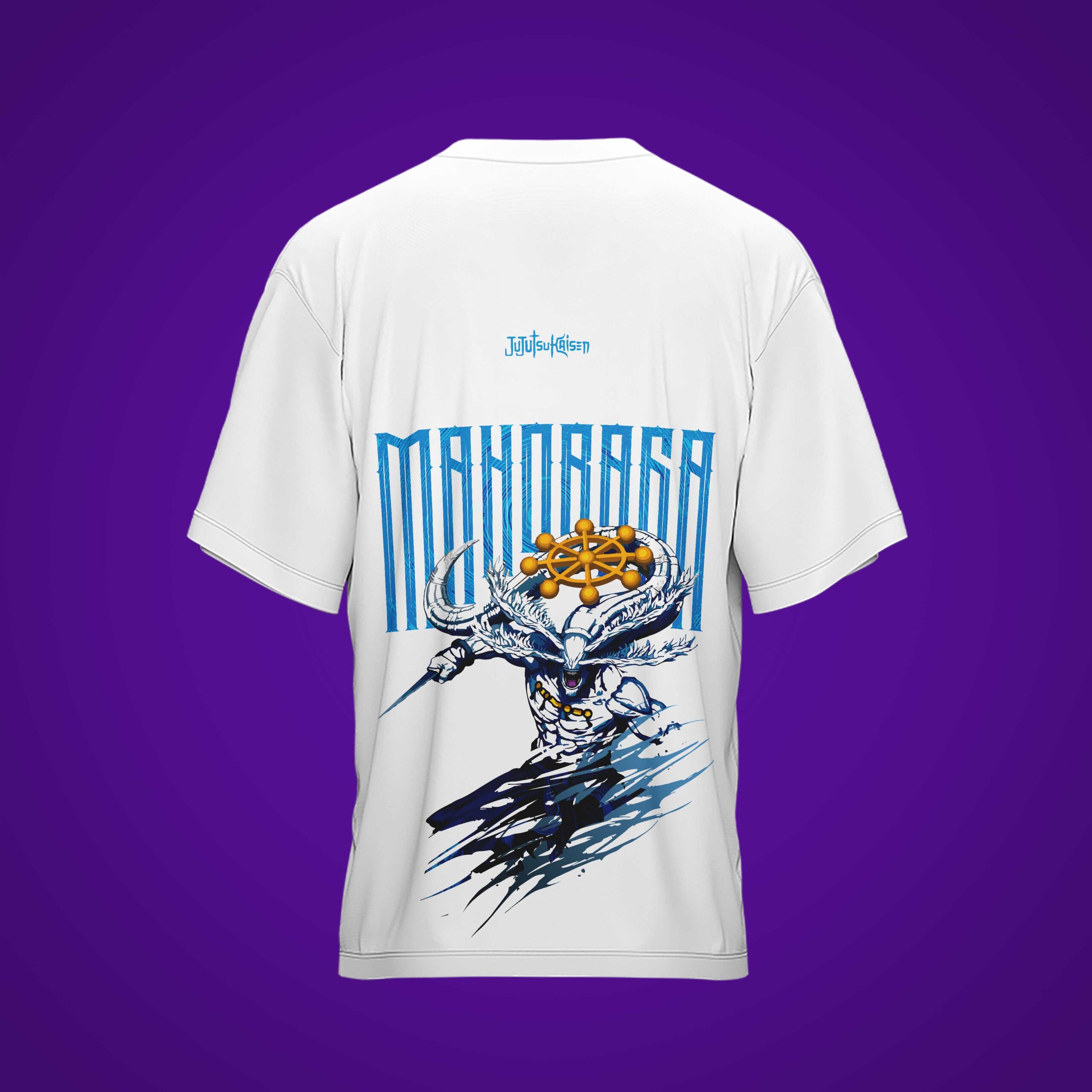 Camiseta MAHORAGA Jujutsu Kaisen BLANCA
