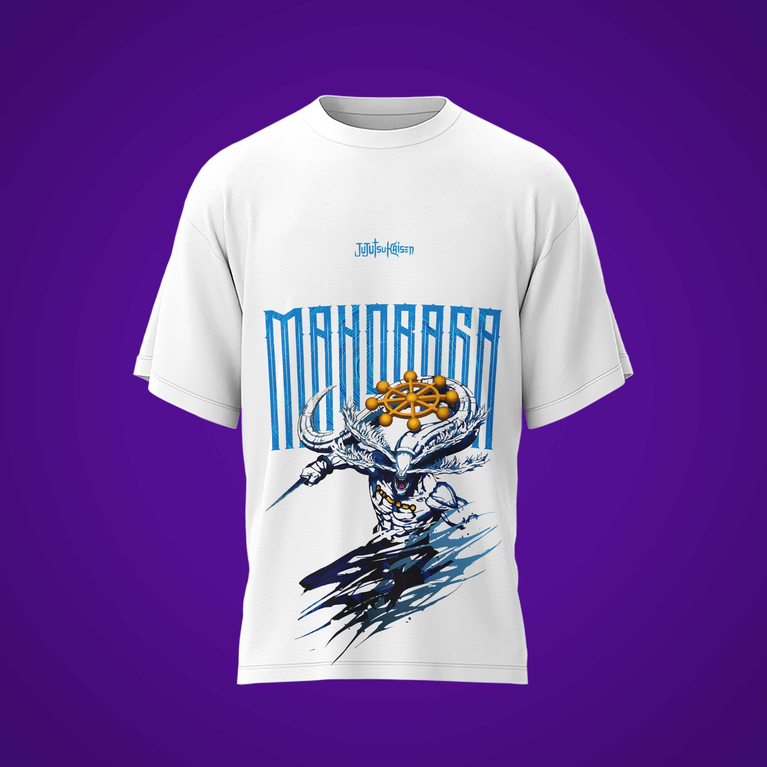 Camiseta MAHORAGA Jujutsu Kaisen BLANCA - Image 2