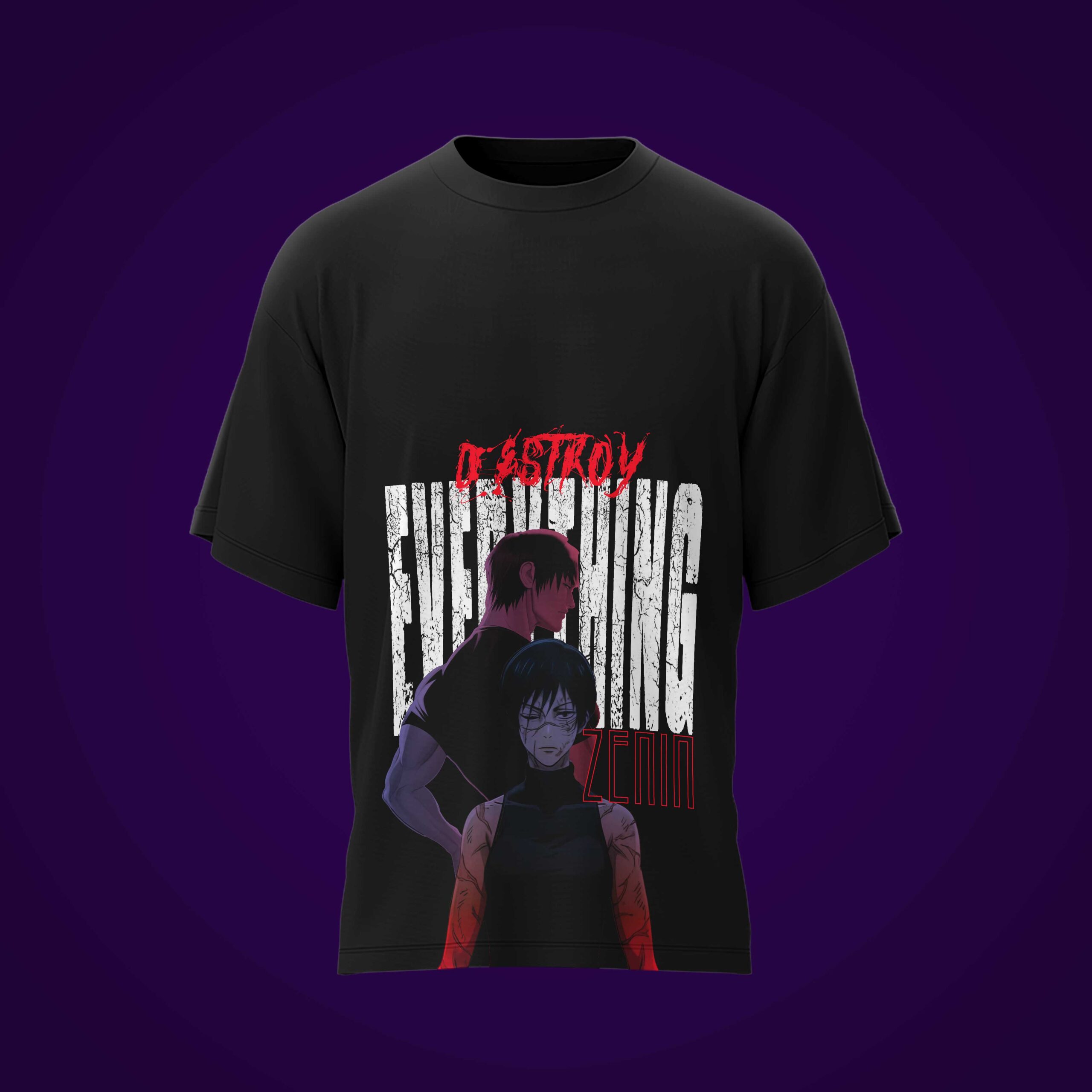 Camiseta MAKI Jujutsu Kaisen NEGRA - Image 3